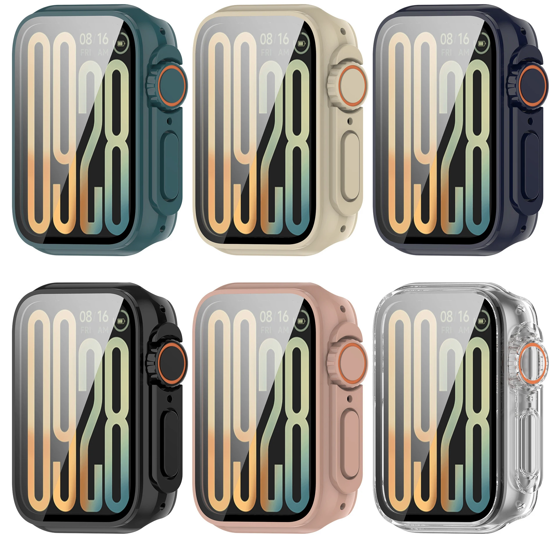 Smartwatch Protective Cover for XIaomi Miband 9 Pro PC Watch Case Tempered Glass Anti-Fall Anti-Scratch Case For Mi Band 9Pro