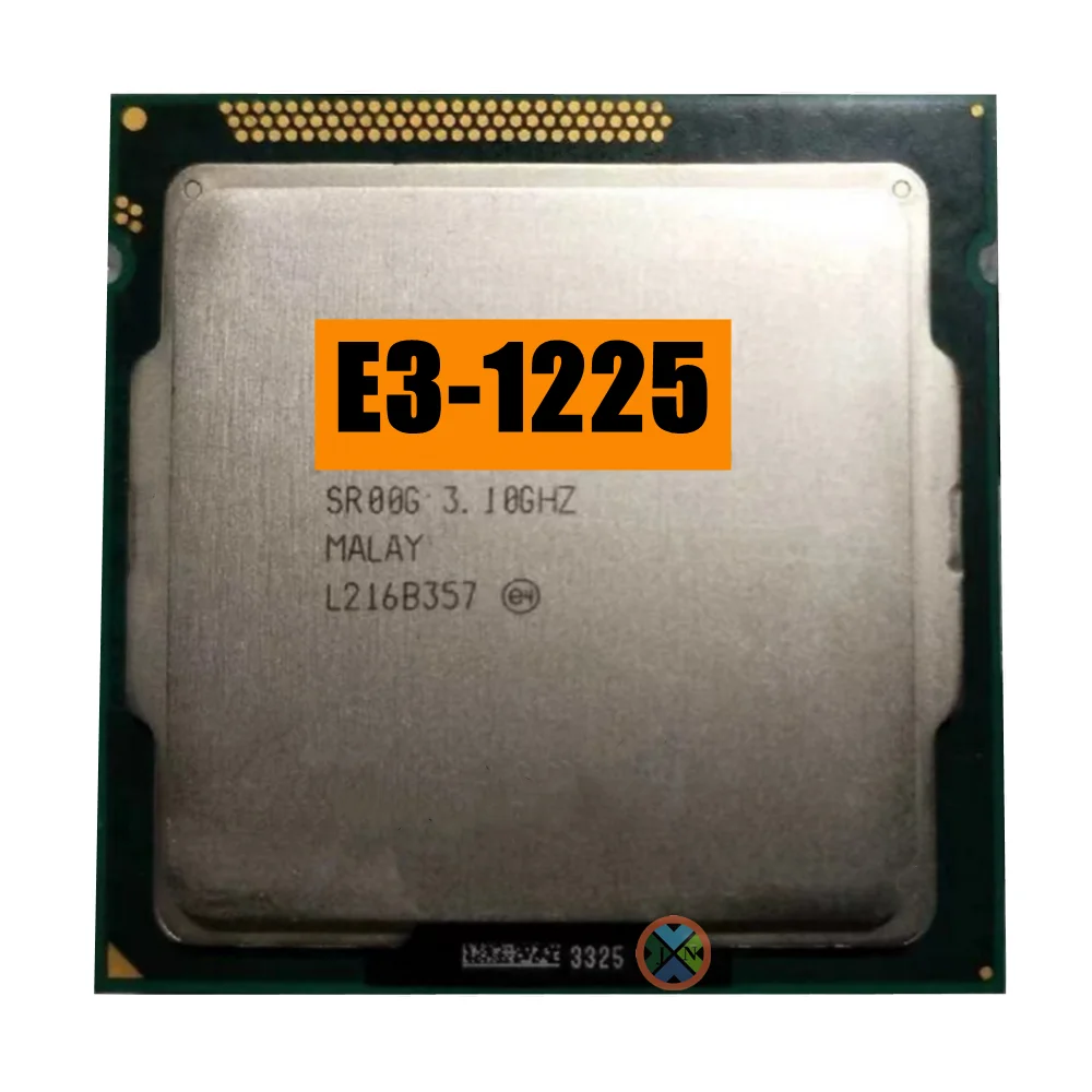 Б/у Xeon E3-1225 E3 1225 3, 1 ГГц четырехъядерный четырехпоточный ЦПУ Процессор 6M 95W LGA 1155