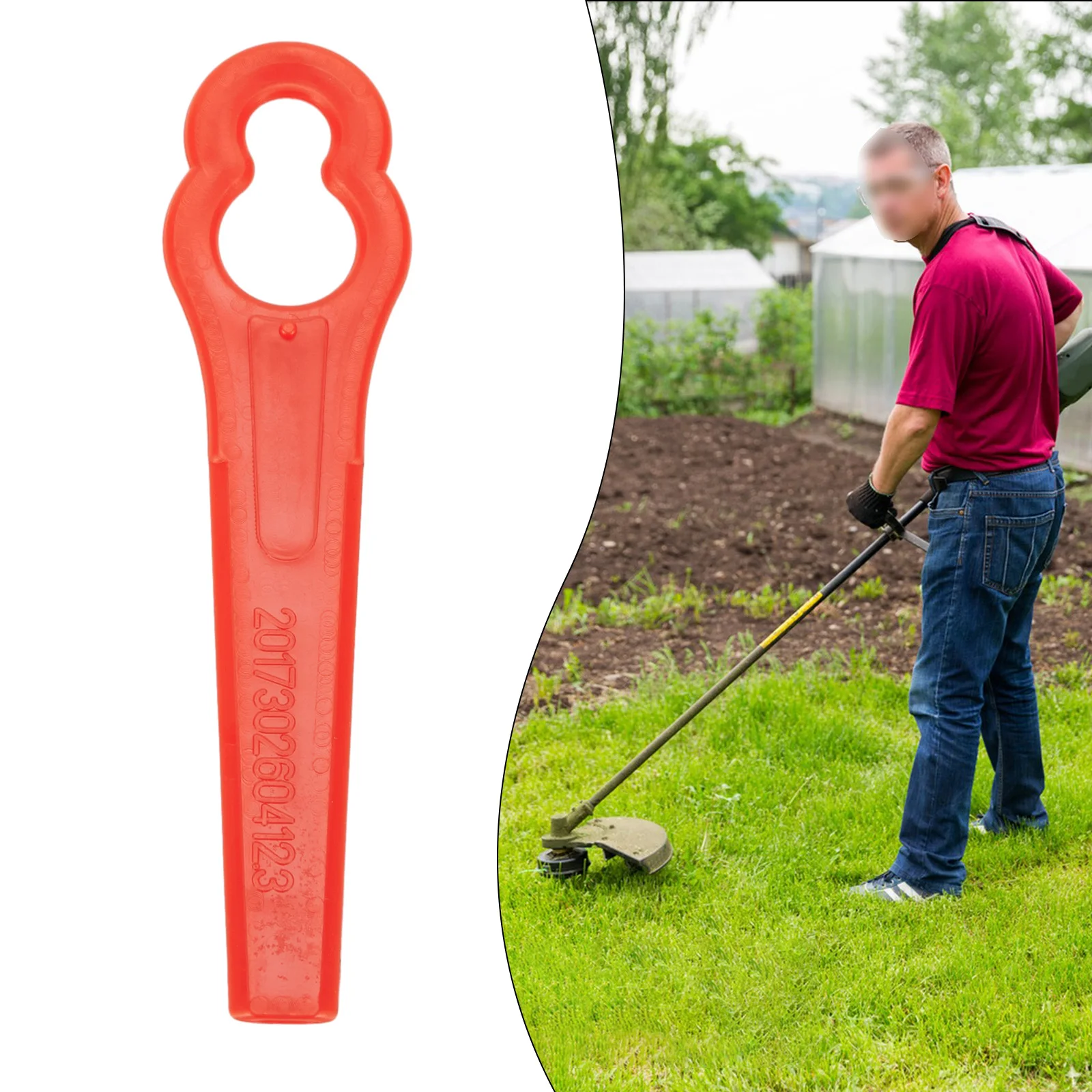 20pcs Plastik gras trimmer blätter für einhell kabelloser Grass ch neider GE-CT 18 Garten Elektro werkzeuge Teil Rasenmäher Ersatz – Detail 3
