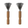 1PCS Wooden Comb Cleaner Delicate Cleaning Removable Hair Brush Comb Cleaner Tool Handle Embeded Tool Broken Hair Cleaner 1