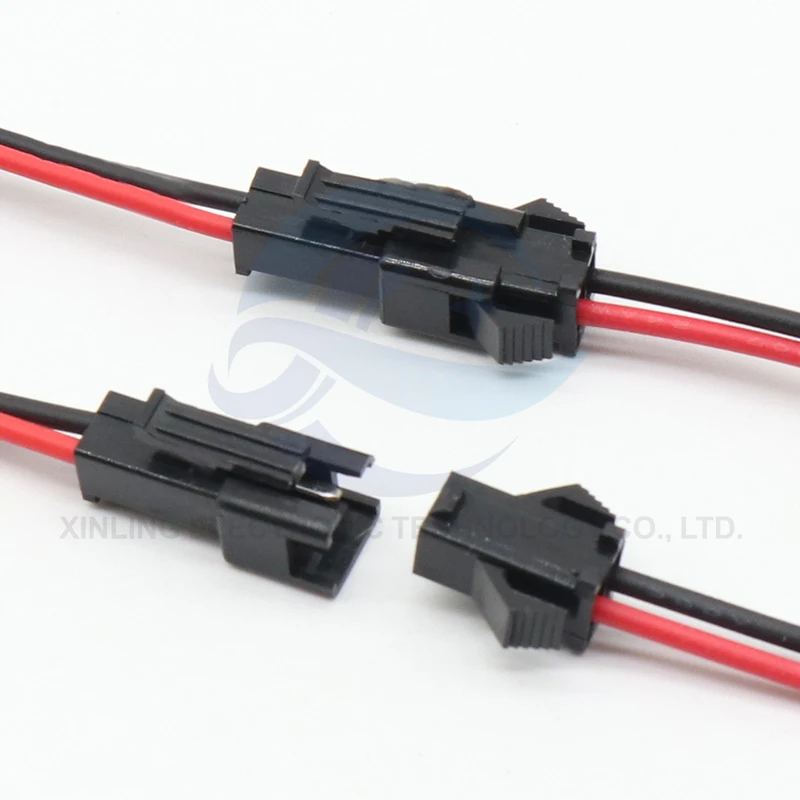 10 Pairs 15CM JST SM 2 Pins Plug Male and Female Wire Connector Wire ...