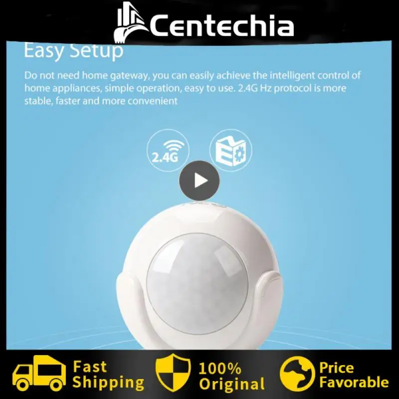 

Датчик движения Aubess с поддержкой Wi-Fi и ИК-датчиком движения