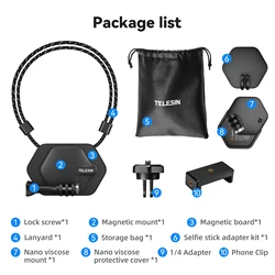 TELESIN Magnetic Action Camera Quick Release Bracket - Quick Release kit B