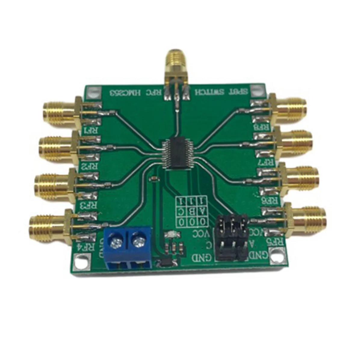 ZIZI HMC253 DC-2.5 GHz 다기능 단극 8개 스위치 스위치 채널 선택 안테나 모듈