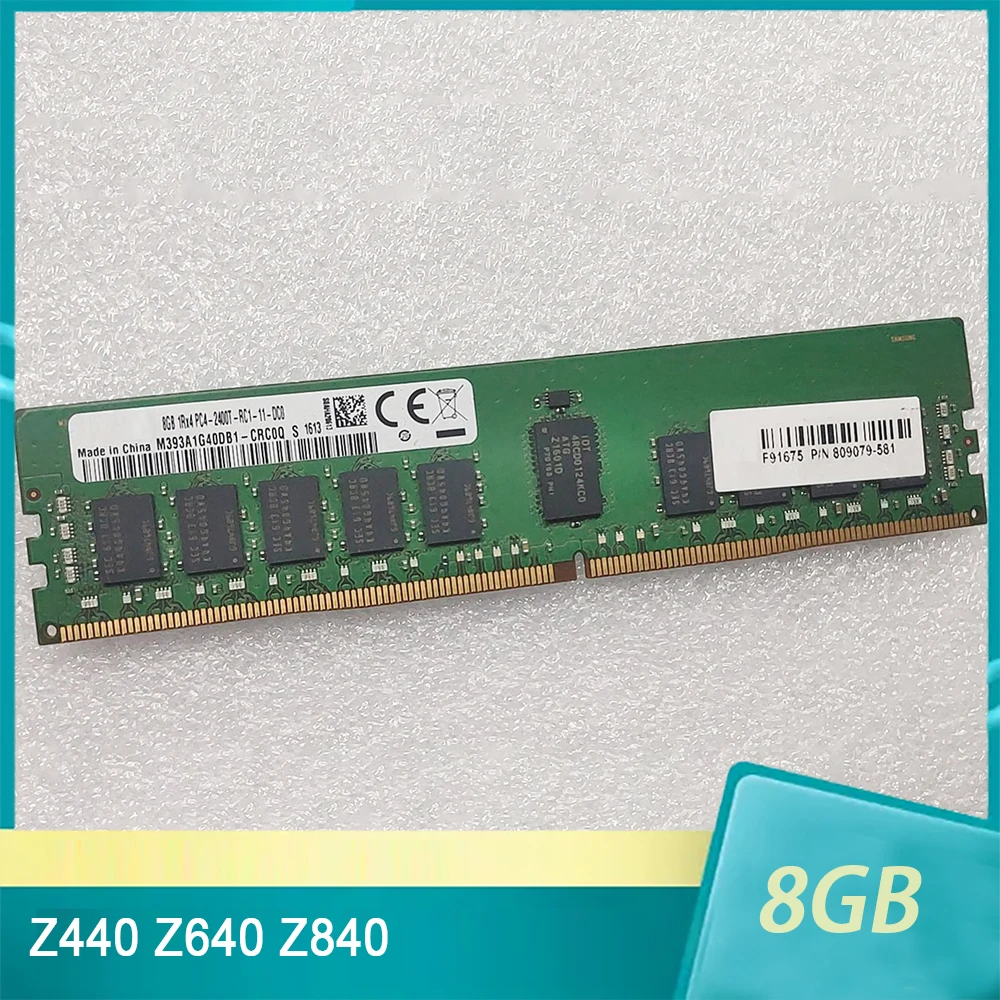 Per Hp Z440 Z640 Z840 809079-581 Ddr4 8Gb 2400 1 Rx4 Pc4-2400T Memoria Server Recc
