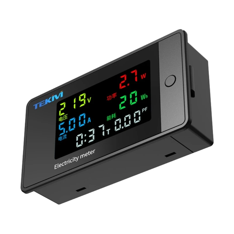 Electricity Meter with LCD Display Digital Ampermeter Power Energy