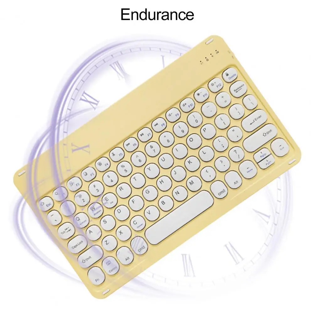 

Phone Keyboard 1 Set Convenient Silent Rechargeable Power Saving Mobile Phone Keyboard Computer Accessories