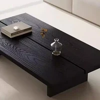 Wabi Sabi Table basse minimaliste moderne à la mode rustique Rectangle Table basse neutre éclectique Mobilier Maison meubles de maison 3