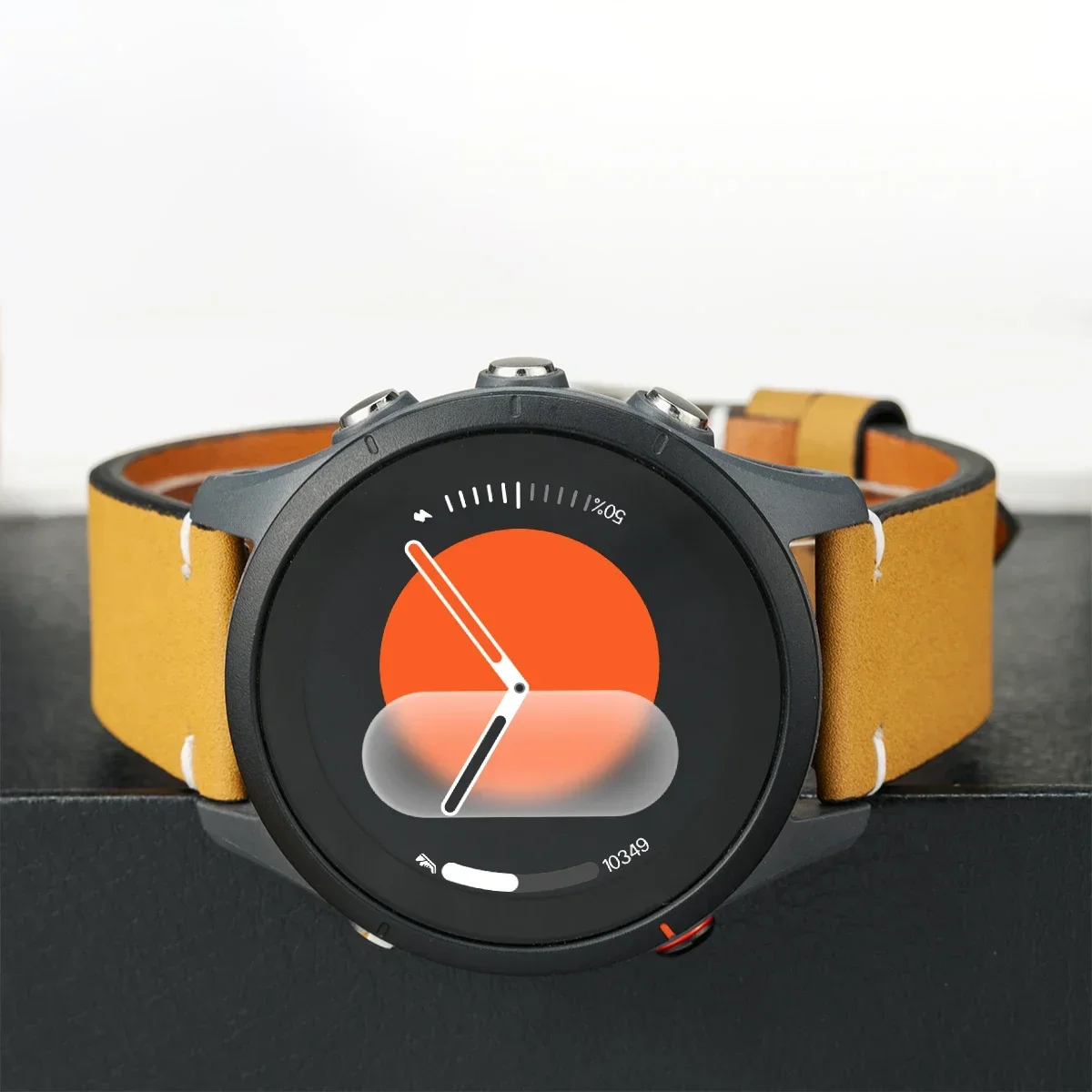 Vintage Leather Watch Strap with Handmade Stitching and Quick Release - 20mm/22mm