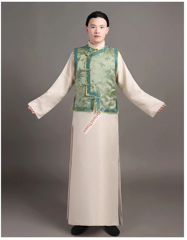 Qing Dynasty Official Attire Talent Gentleman Costume Movie Tv Drama Shooting Ancient Costume Prince And Young Master Long Robe