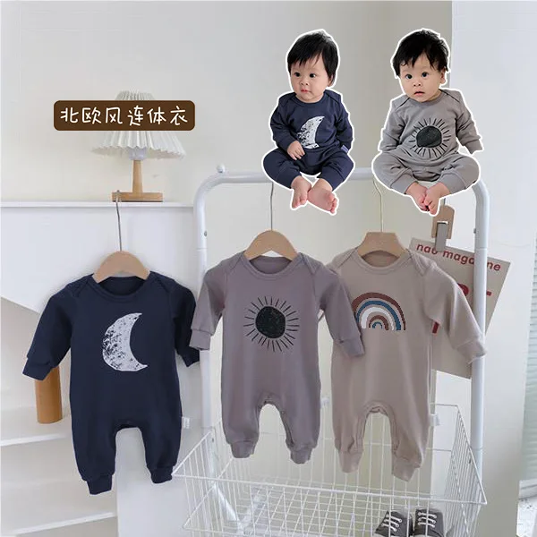 

Baby Boys Romper 2023 Autumn Winter Infant Toddler Cotton Sweater Jumpsuits Outwear Clothing