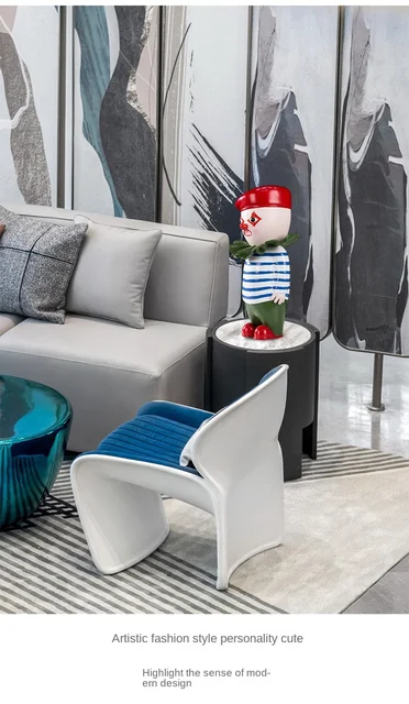 Living Room Furnishings Ornament Interior Figurine Cute Clown Doll