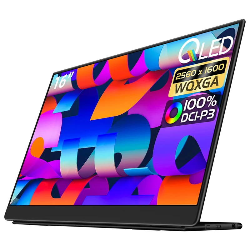 Ehomewei Monitor Portatile Serie Q 16 Pollici 16:10 2.5K Dual Monitor Laptop Switch Phone Ps5 Gioco Esterno Per Ufficio