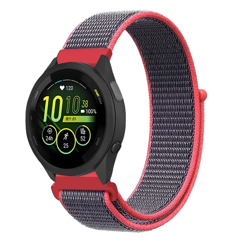 Nylon Braided Bracelet Band, 20mm 22mm Strap