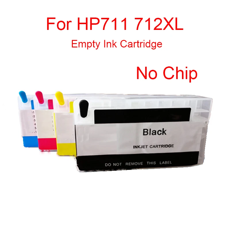 Ricarica Cartuccia D'Inchiostro Senza Chip Per Stampante Hp 711 712 711Xl 712Xl Designjet T120 T520 T650 T630 T230 T210