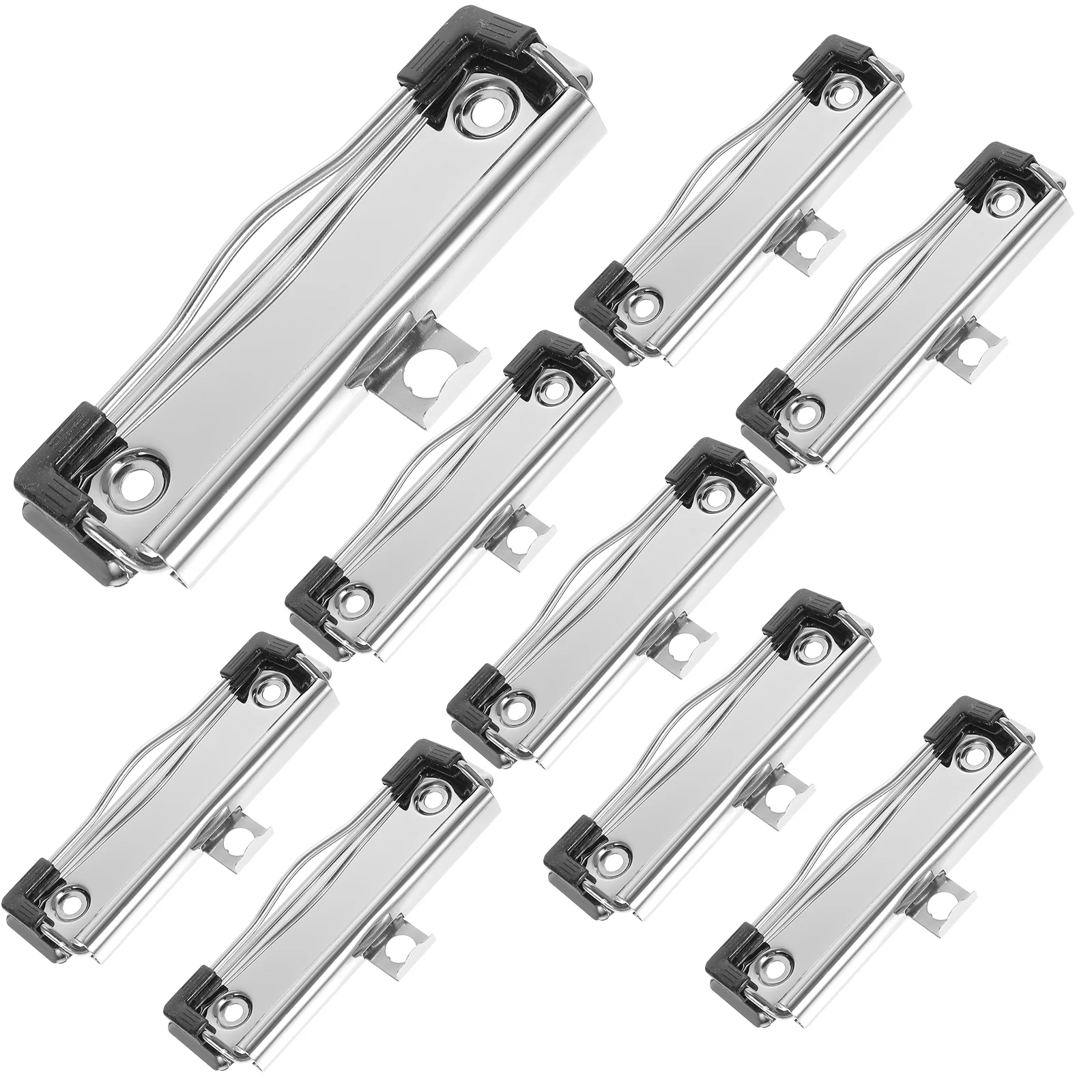 걸이식 구멍이 있는 용수철 클립보드 클립, 사무실 비즈니스 교실 클립보드 클립, 100x30mm