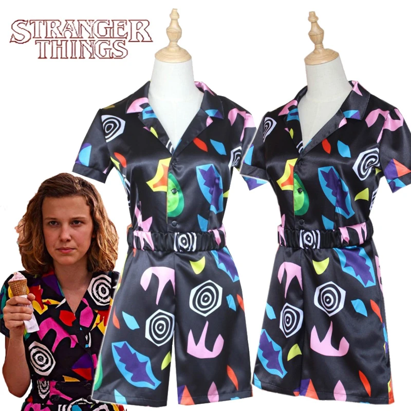 Eleven Cosplay Costume Jumpsuit For Stranger Things Season 3 Halloween ...