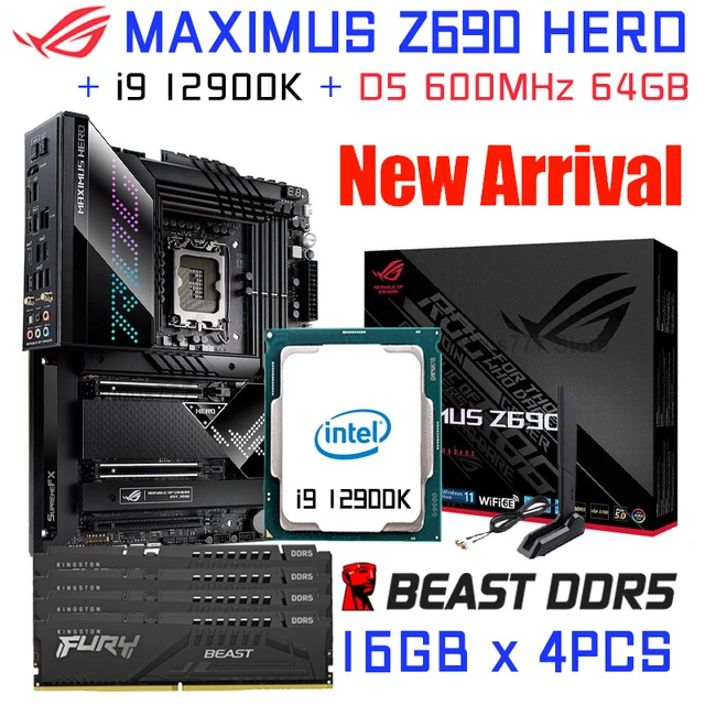 ASUS ROG MAXIMUS Z690 HERO Gaming Mainboard Socket Intel LGA