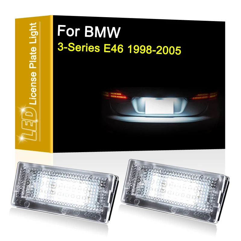 12v Led Number Plate Lamp For Bmw 3series E46 323i 325i 328i 330i 1998
