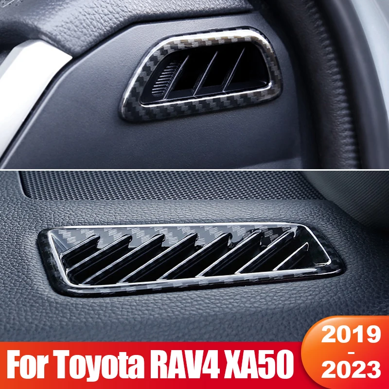 

For Toyota RAV4 XA50 2019 2020 2021 2022 2023 RAV 4 Hybrid Car Dashboard Air Conditioning Vent Outlet Trim Cover Accessories