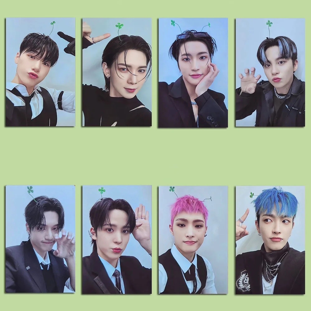 

Kpop 8 шт./набор Ateez LOMO Card Photocard Почтовая открытка Hongjoong Seonghwa Yunho Yeosang San Mingi Wooyoung Jongho