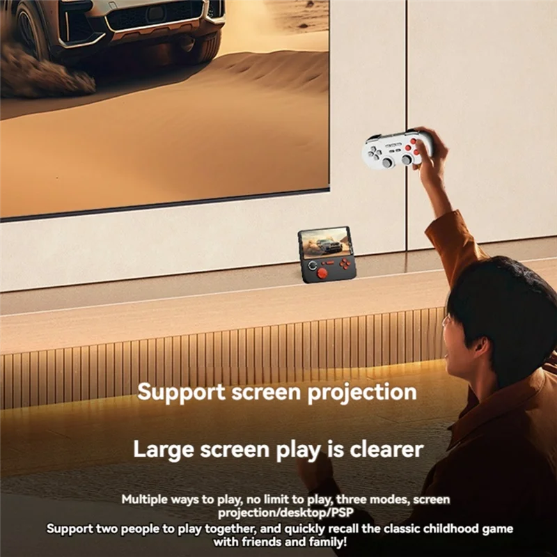 E5 Handheld Video Game Console 128G 20000 Games 5Inch HD Retro Game Console 6000Mah Support 13 Emulators