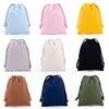 Cotton Drawstring Bags Fabric Storage Bag for Sundries Candy Jewelry Coins Keys Organizer Makeup Cosmetic Drawstring Gift Pocket 3