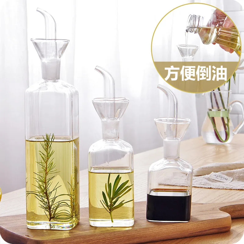 High Borosilicate Glass Oil & Vinegar Bottle 4