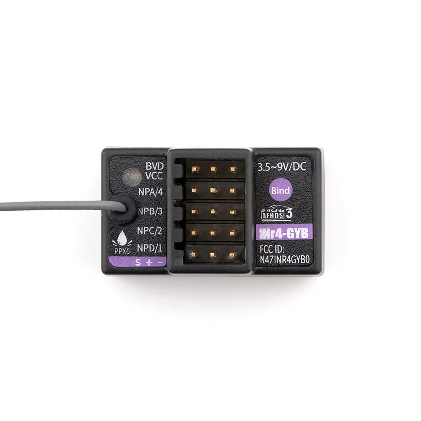 

Приемник FlySky INr4-GYB NB4/PRO со встроенным гироскопом и поддержкой AFHDS 3 передатчика для радиоуправляемых дрифтерных машин/запчастей для радиоуправляемых моделей