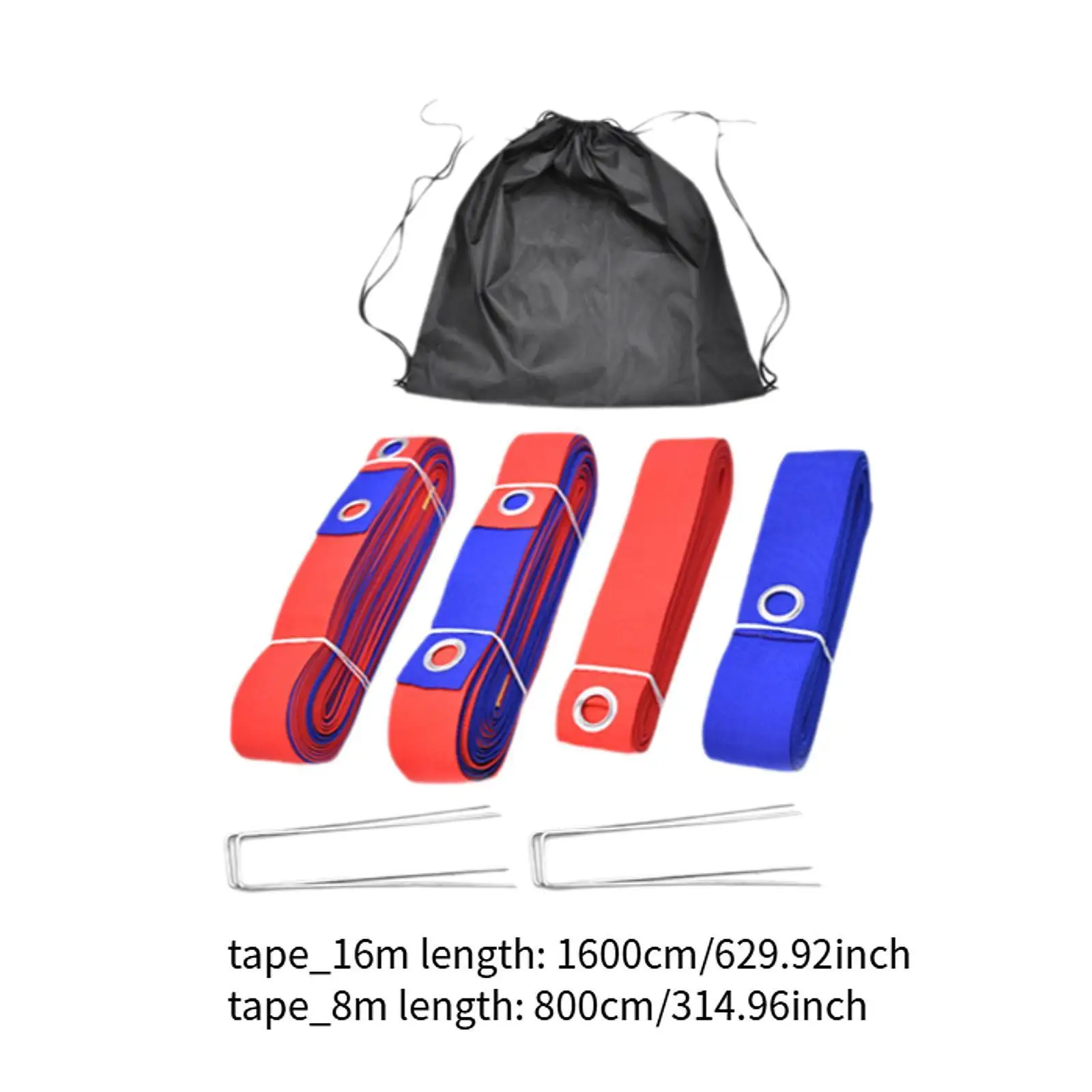 Beach Volleyball Lines Borderline Field Workout Exercise Portable Lines Marking Court Marker Kit for Outdoor Sports Grassland