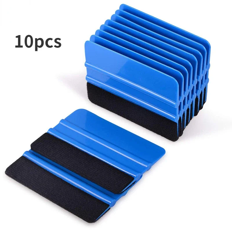 Car Vinyl Scraper Car Vinyl Wrap Film Squeegee Foil Wrapping Suede Felt Scraper Auto Car Styling Sticker Window Tint Tools Cleaning