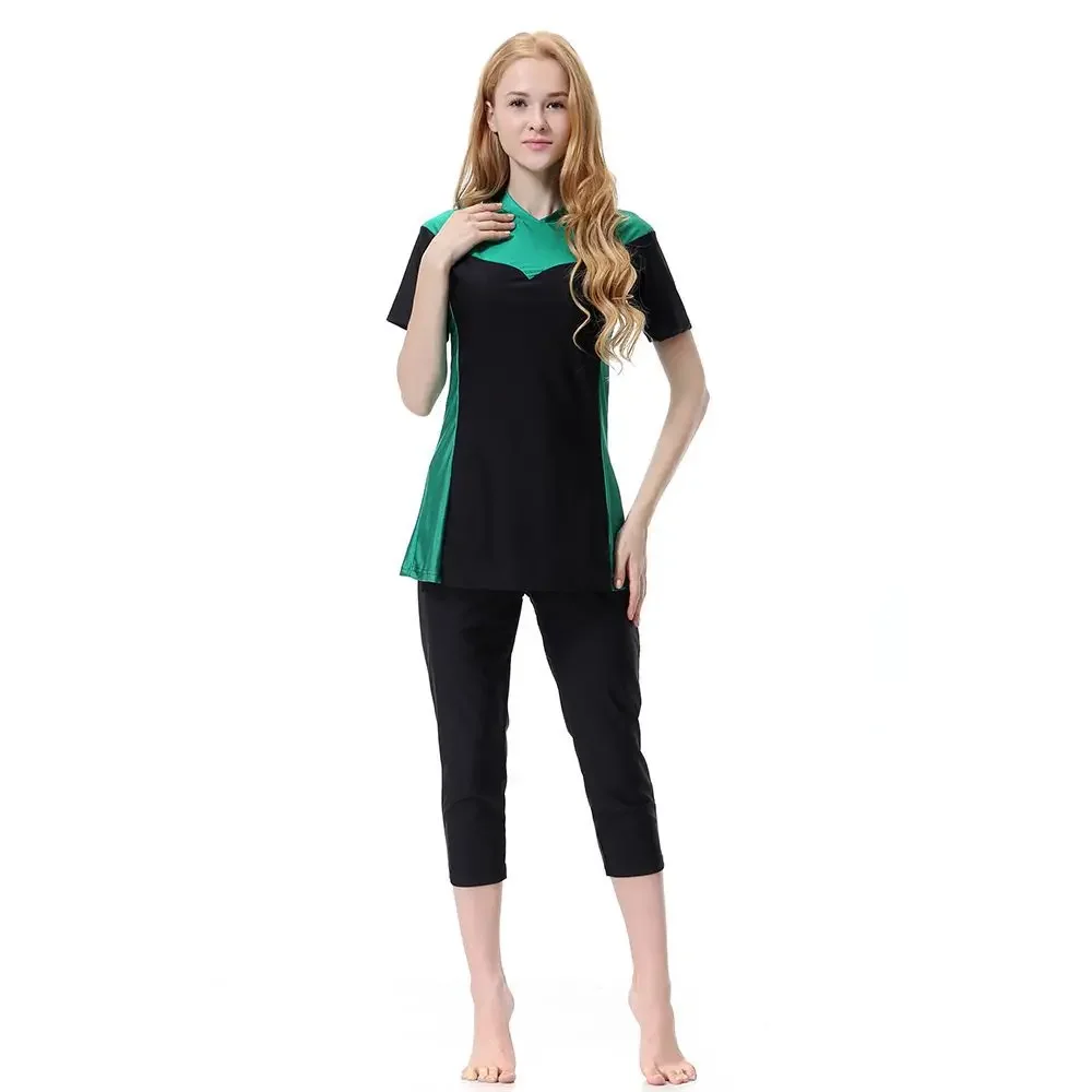 Fashionable Burkini Modest Muslimah Swimwear for Women - 3pc Set - Swimming Attire Burkini Islamique Femme for Veiled Women