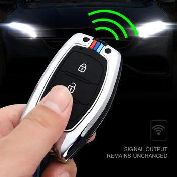 Custodia/cover per chiave telecomando per Hyundai Tucson Santa Fe Rena Sonata Elantra Creta Ix35 Ix45 I10 I30 I40 portachiavi - 3 4 pulsanti Car Smart Key Case Cover per Hyundai Tucson Santa Fe Rena Sonata