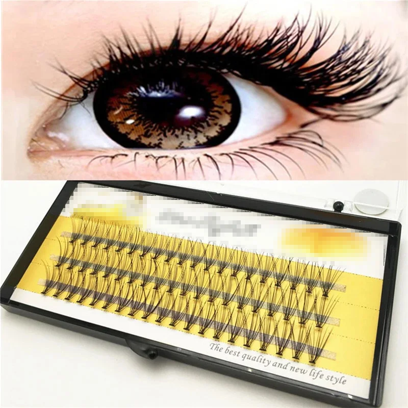 Eyelash Extension Eyelash Extensions Eyelash Extension Lashes Fake Eyelashes False Eyelashes Eyelash Makeup Tools 10D Cluster Eyelashes Natural Eyelash Extension individual Eyelash bunches 1 box/60 bundle Makeup Tools Lashes