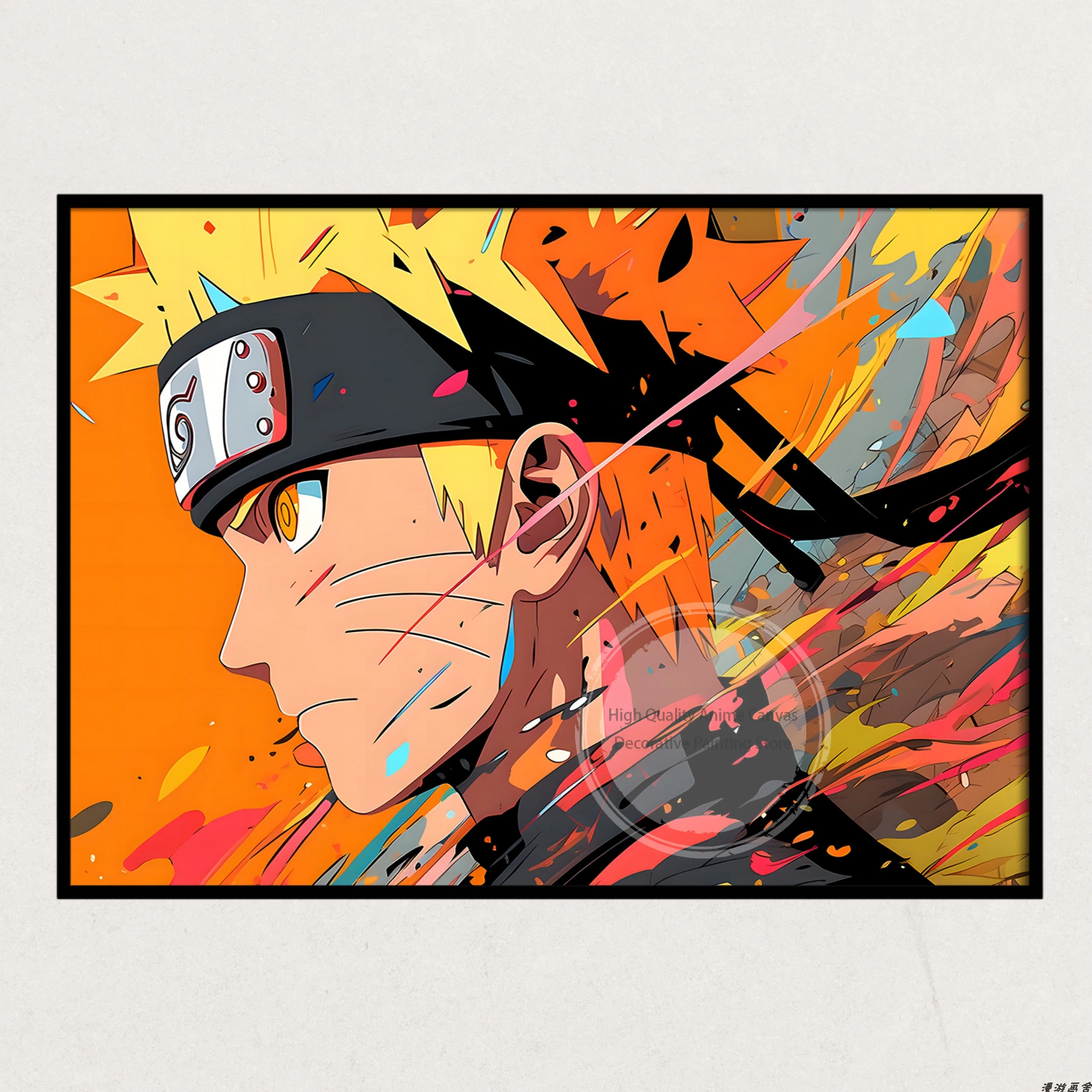 Naruto Anime Decorative Poster for E-sports and Living Spaces