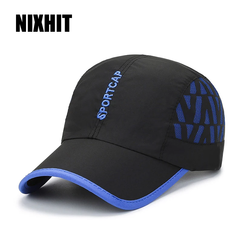 

NIXHIT New Summer Quick Dry Breathable Thin Women Men's Baseball Cap Outdoor Sports Fishing Travel Hiking Climbing Sun Hat A297