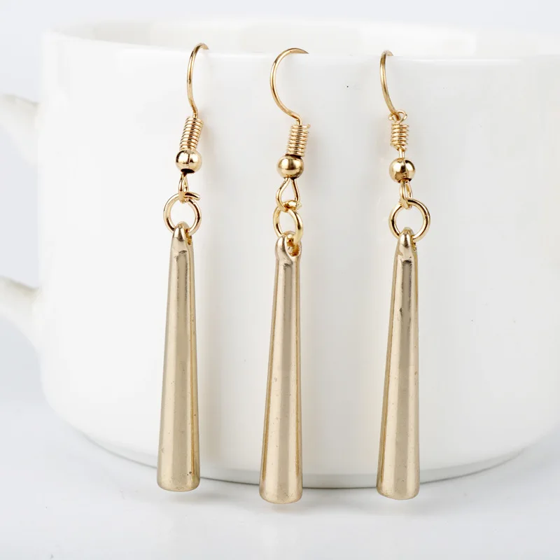 One Piece Roronoa Zoro Golden Pendant Earrings Cosplay Props