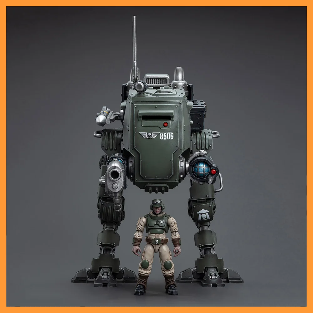 

JOYTOY JT8940 1/18 Warhammer 40K Astra Militarum Cadian Armoured Sentinel 25cm Mobile Soldier Doll Model for Fans Collection