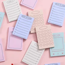

New Weekly Daily Planner tracker To do Sticky Notes Memo Pad Notepad Posted It Pads Office School Supplies Korean Stationery In