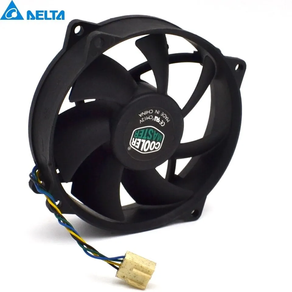 Free Shipping 9025 9CM Round Fan 4 Line Ball AFB0912VH 12V 0.60A Hole 7.2CM for delta