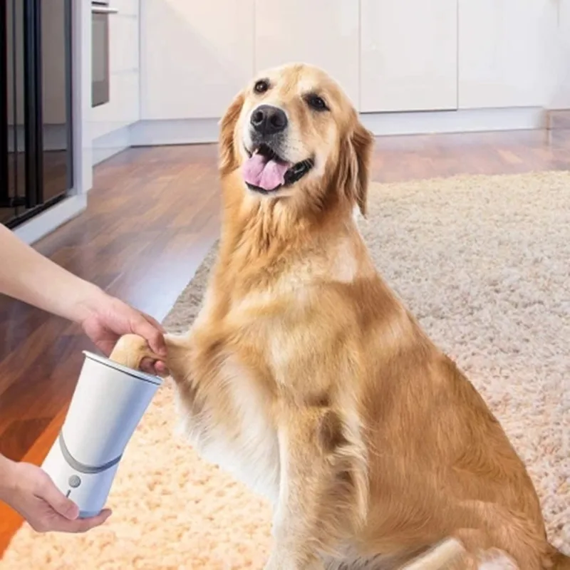 

Dog Paw Cleaner Cup Automatic Foot Washing Device Electric Dog Paw Washing Machine USB Charging Dog Paw Cleaning Cup Dog Product