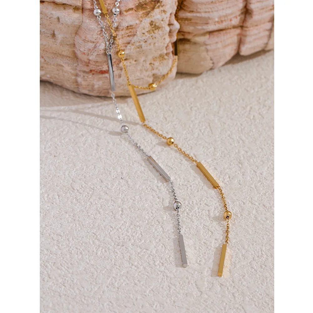Yhpup Necklace 316L Stainless Steel Waterproof