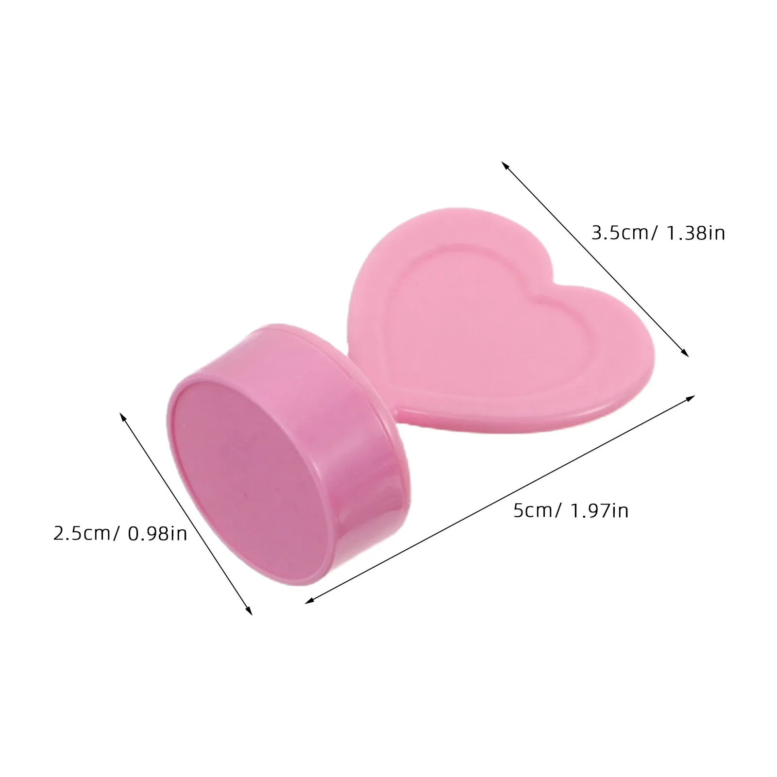 어린이를위한 20Pcs 하트 모양 스탬프 크리 에이 티브 플레이 일기 장식 파티 호의 선물 교사 보상 시스템 공예 키트