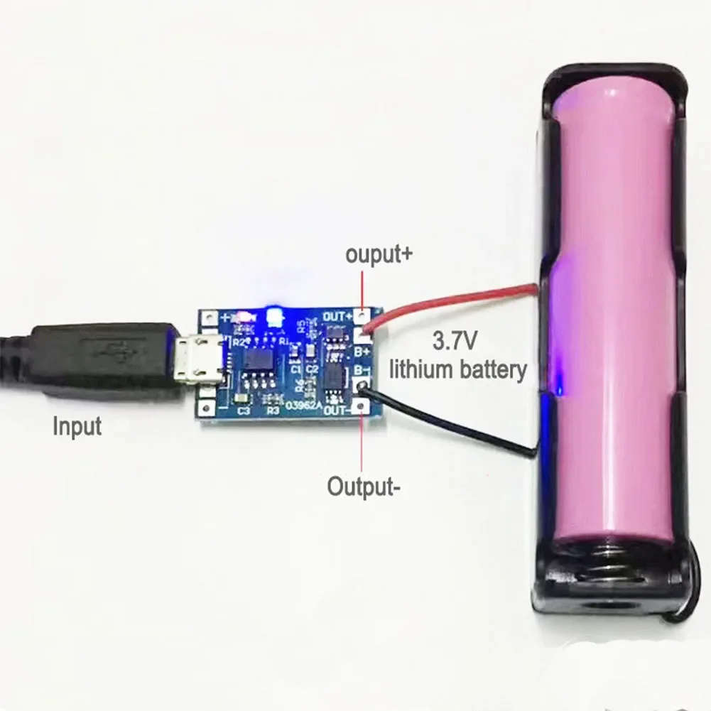 3.7V Lithium Battery Charger 5V 1A 2A Li-ion Lipo Battery Charging