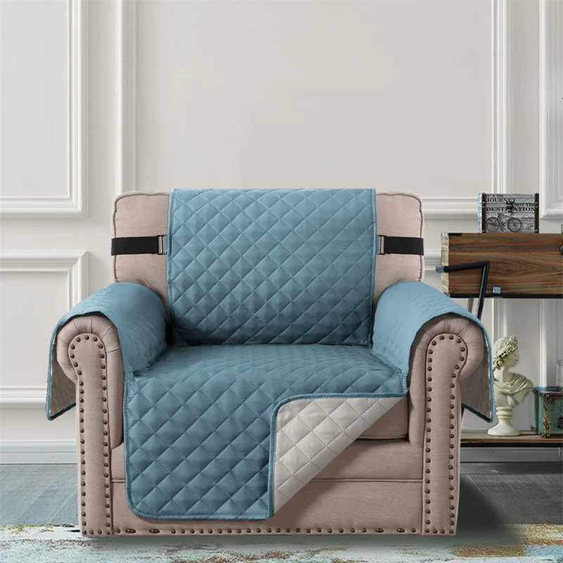 Waterproof Sofa Cover for Living Room Non-slip Sofa Pad Quilted Washable Adjustable Sofa Cover 1/2/3/4 Seat Covers for Armchairs 6