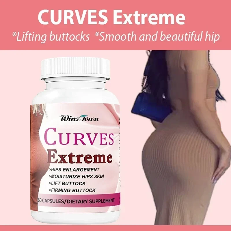 

60 Capsules Capsule Smooth and Beautiful Hip Big Ass ButtocksLift Firming Massage Buttocks Health Food