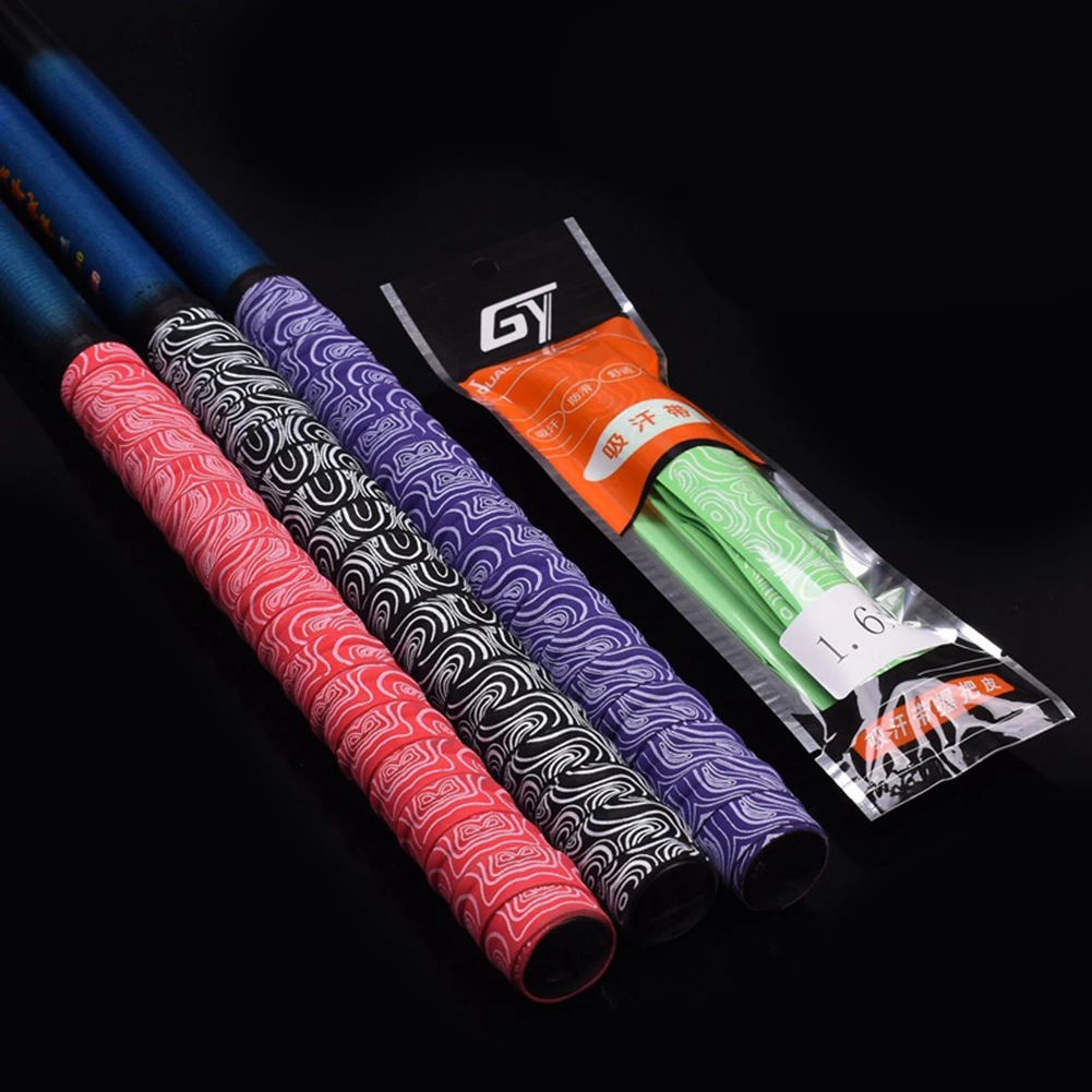 Anti-Slip Tennis Badminton Squash Racquet Over Grip Tape Overgrip Sweatband Bicycle Handle Insulation Protect Racket Grip Band
