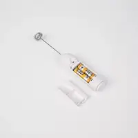 Mousseur à café électrique rechargeable AA, mousseur à lait, mixeur de cuisine, batteur à œufs, fouet à crème, mixeur - Taille compacte pour usage domestique 5