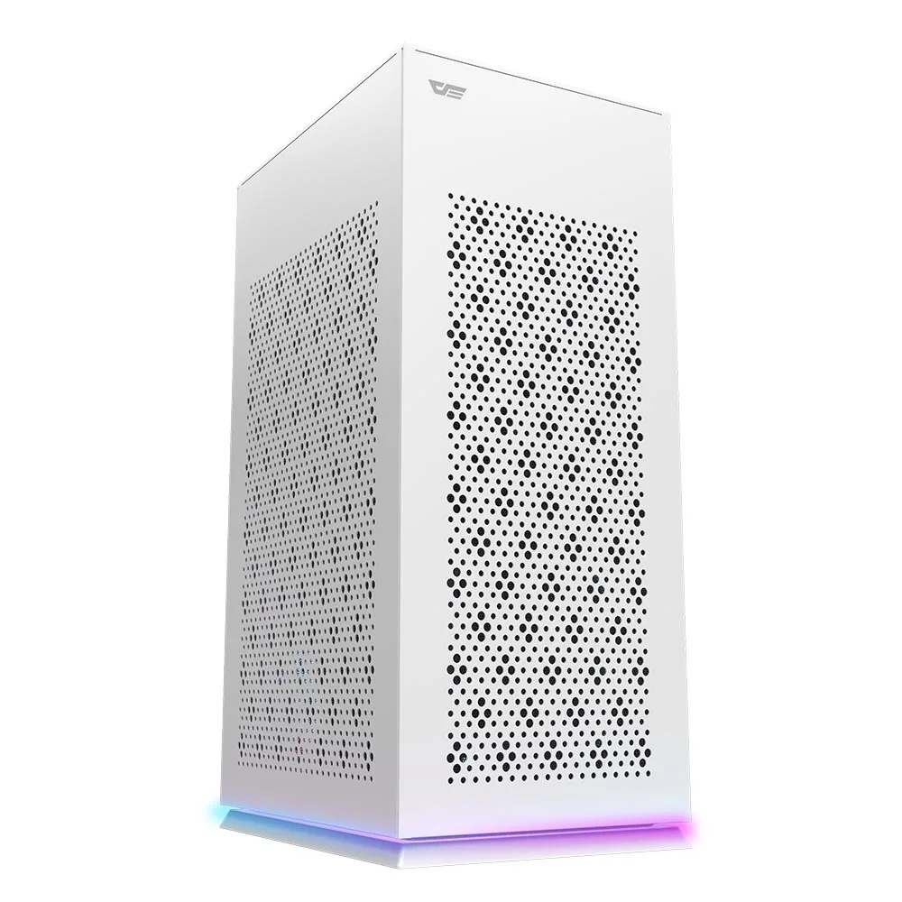 Darkflash Dlh 21 Mesh Case Mini Itx Colore Bianco (Senza Ventole)