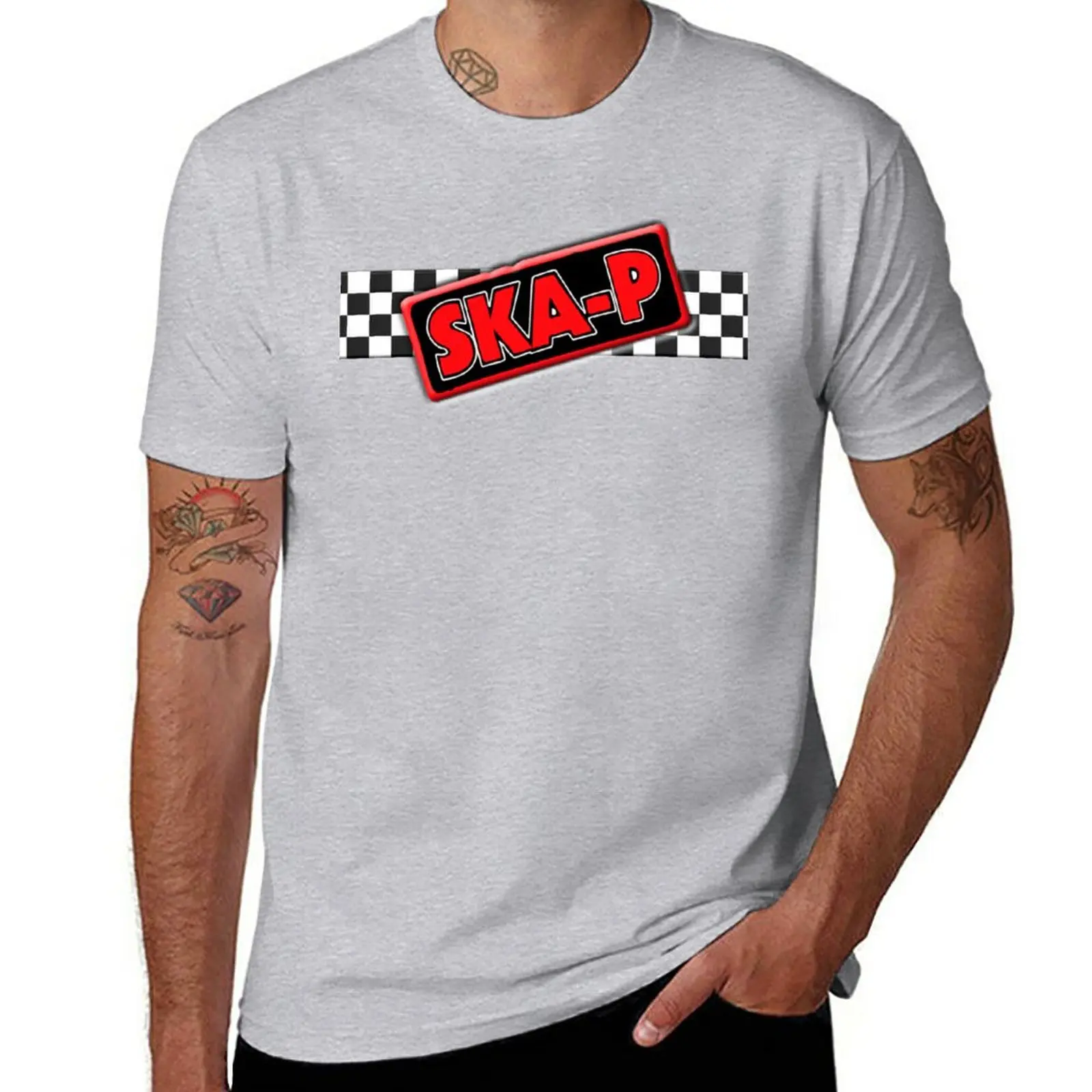 

New Ska-P #2 3D Logo Effect T-Shirt customized t shirts kawaii clothes plus size t shirts Tee shirt clothes for men